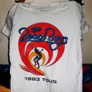 beach boys 1983 tour official vintage M tee - brian wilson pet sounds california